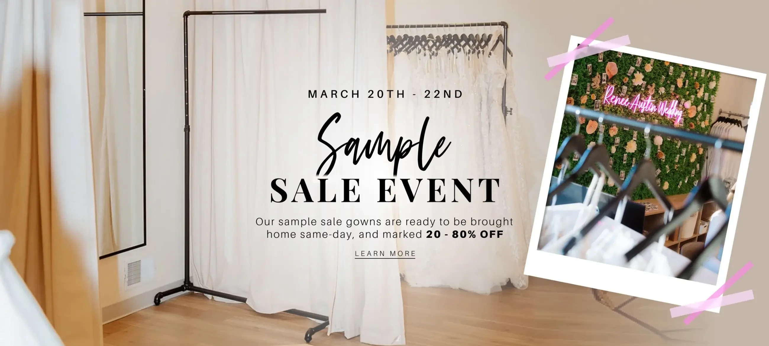 sample sale event
